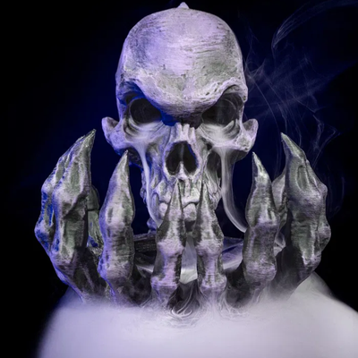 Skull | Incense Back-flow Burner | 3D Printer Model Files