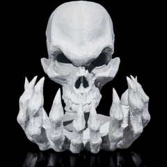 Skull Incense Backflow Burner | 3D Printer Model Files