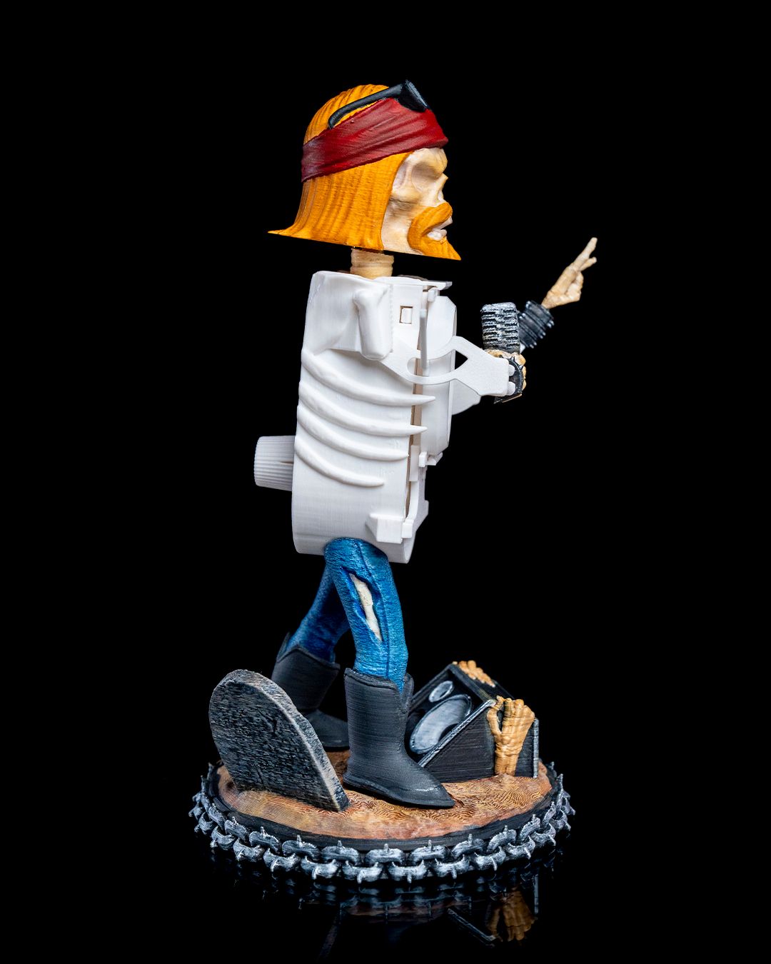 Singer Figure Skull Rock Band Singer Figure | 3D Printer Model Files