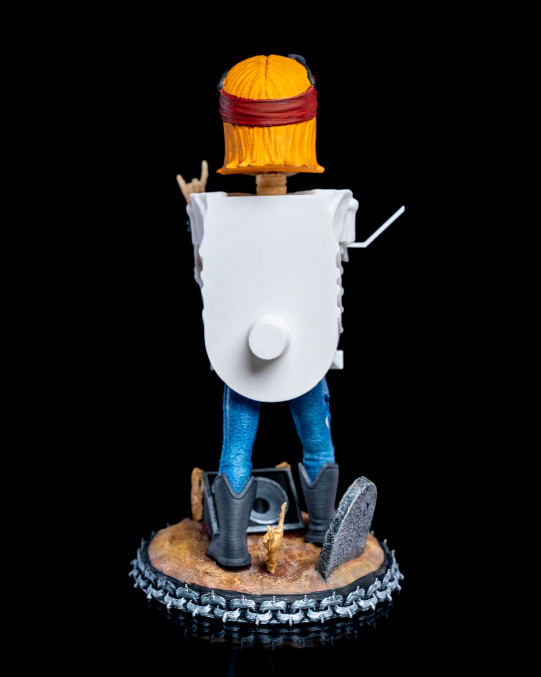 Singer Figure Skull Rock Band Singer Figure | 3D Printer Model Files