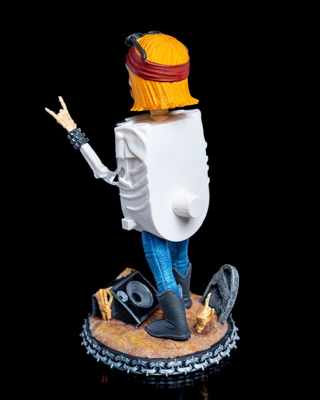 Singer Figure Skull Rock Band Singer Figure | 3D Printer Model Files