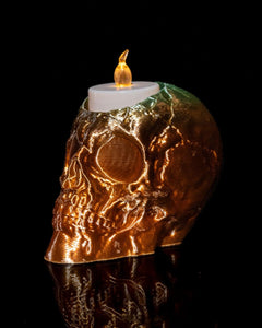 Skull Tea Light Candles with Candle Making Mold | 3D Printer Model Files