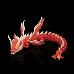 Skyborne Majesty Dragon | Articulated Flexi | 3D Printer Model Files