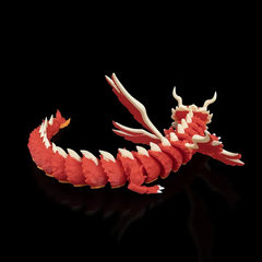 Skyborne Majesty Dragon | Articulated Flexi | 3D Printer Model Files