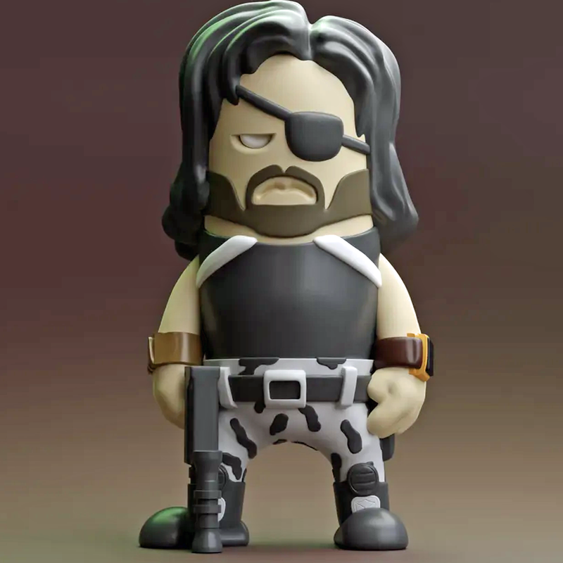 Snake Plissken Mini Figure | 3D Printer Model Files