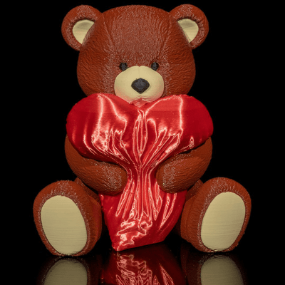Soft Teddy Bear with Heart| 3D Printer Model Files