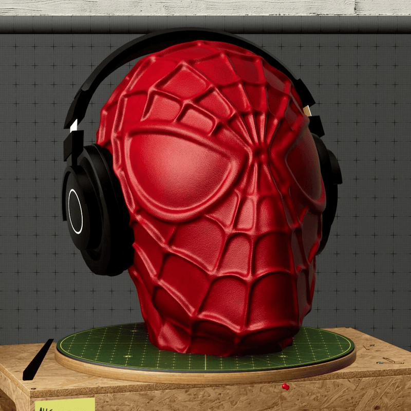 Spiderman Headphone Stand | 3D Printer Model Files