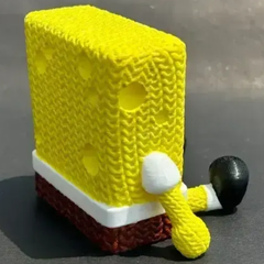 Sponge Bob | Crochet Knitted | 3D Printer Model Files