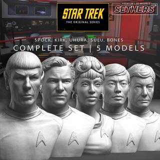 Star Trek Classic TV Show | All 5 Busts |...