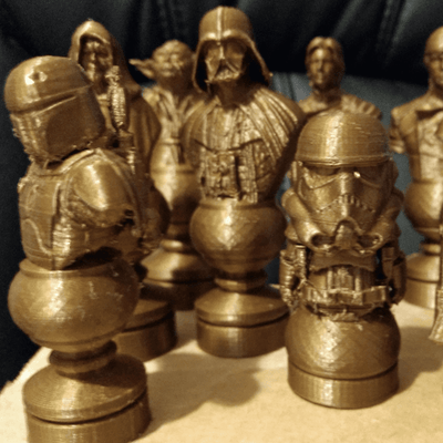 Star Wars Chess Set | 3D Printer Model Files