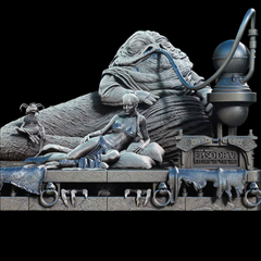 Star Wars Jabba the Hutt Princess Leia Statue | 3D Printer Model Files