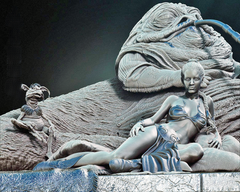 Star Wars Jabba the Hutt Princess Leia Statue | 3D Printer Model Files