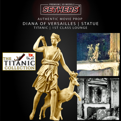 Statue from RMS Titanic | Diana of Versailles | 3D Printer Model Files