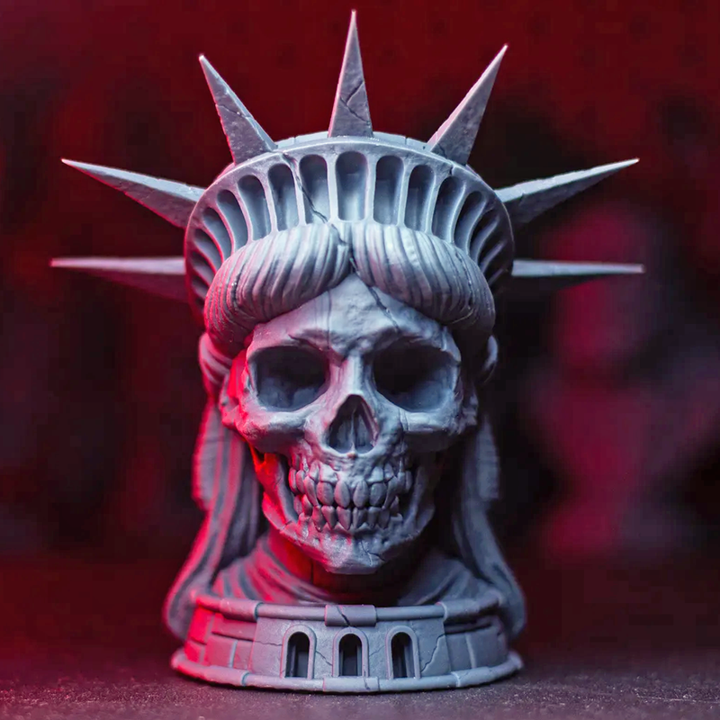 Statue of Liberty Skull Statue | 3D Printer Model Files