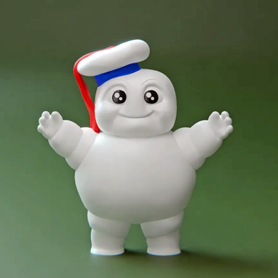 Stay Puft Marshmallow Man Ghost Busters Figure  | 3D Printer Model Files