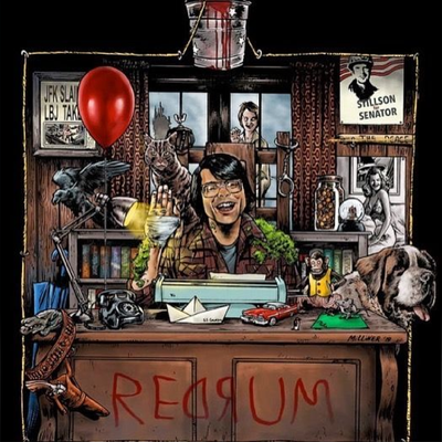 Stephen King | 3D Photo Filament Painting | 3D Printer Model File