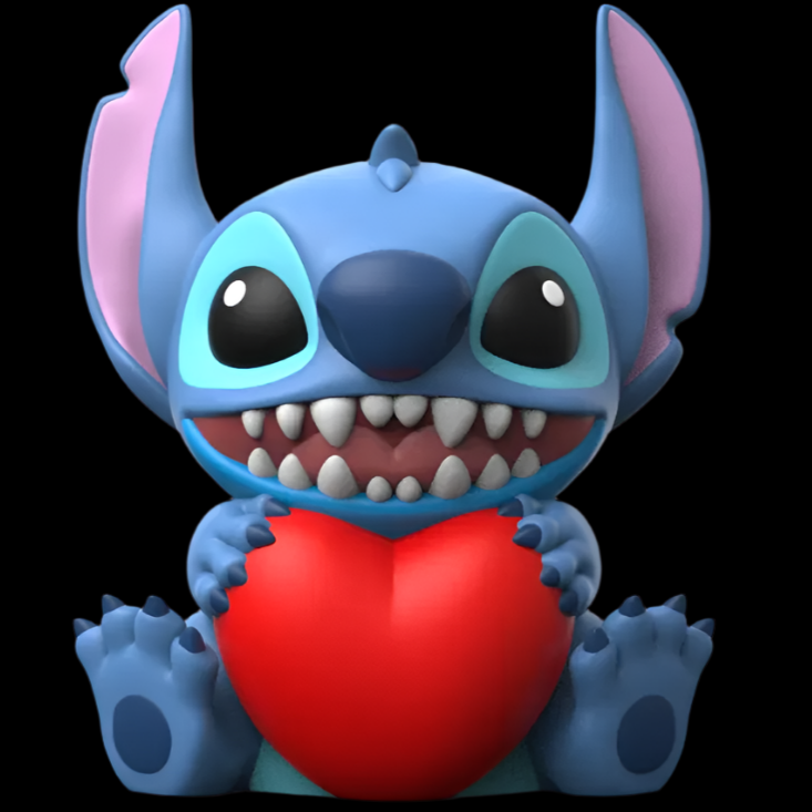 Stitch Valentine's Day | 3D Printer Model Files