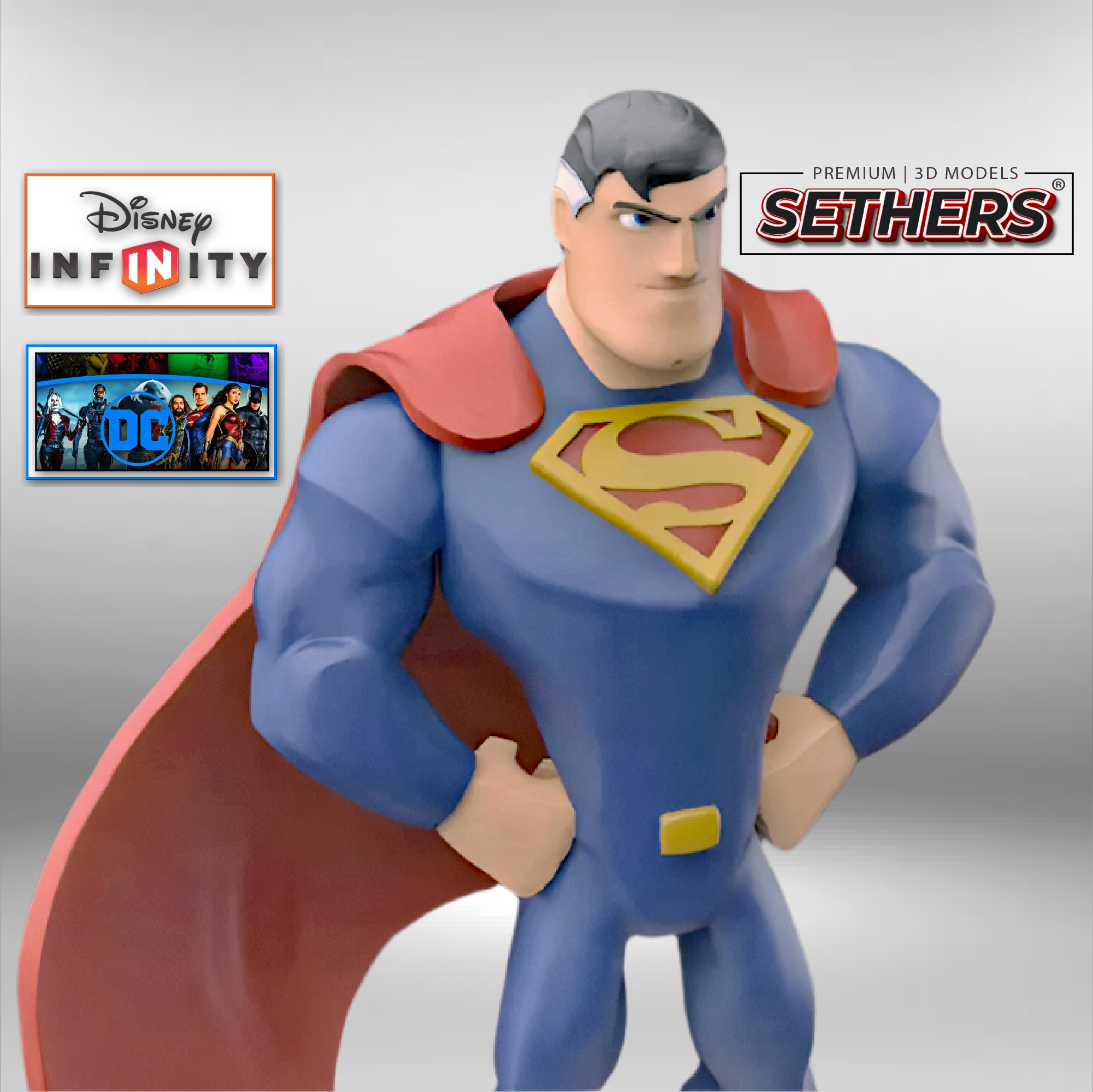 Superman Infinity Superman | Disney Infinity | 3D Printer Model Files
