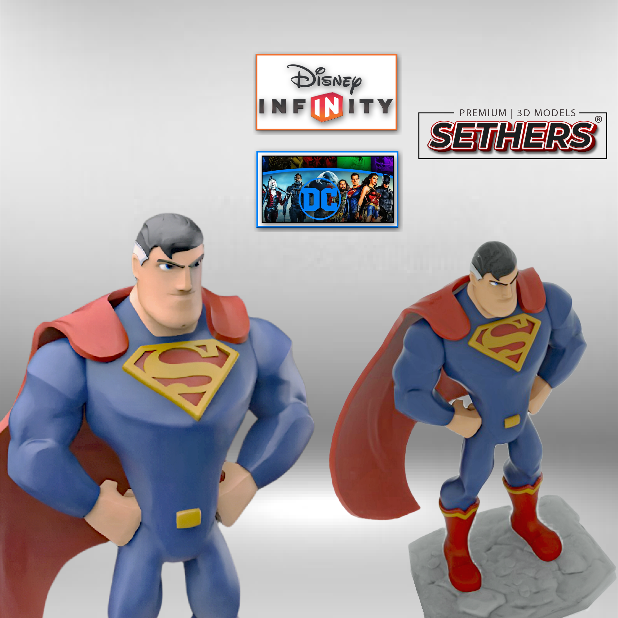 Superman Infinity Superman | Disney Infinity | 3D Printer Model Files