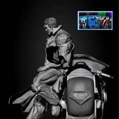 Superman Moto Washed Motorcycle | 3D Printer Model Files