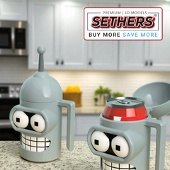 Bender Soda Beverage Can Holder | 3D Printing Model Files