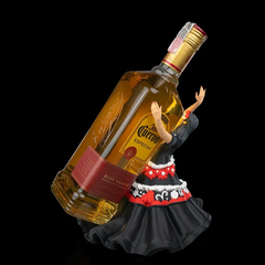 Tequila Mexican Girl | Wine Bottle Holder | 3D Printer Model Files