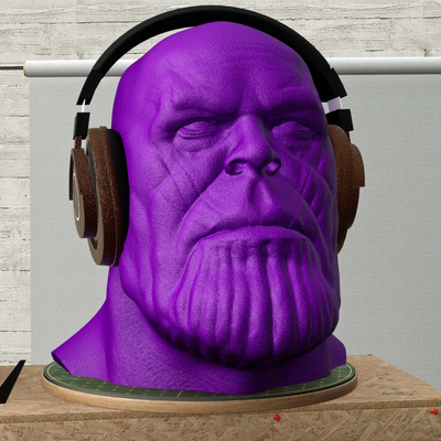 Thanos Headphone Stand | 3D Printer Model Files