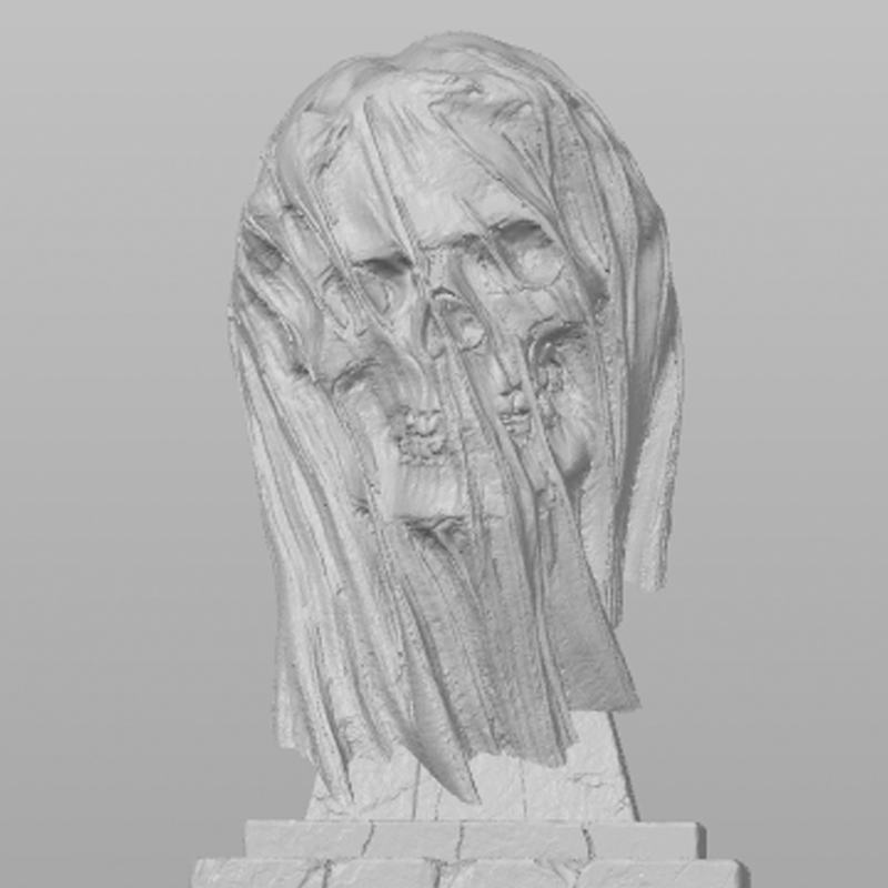 The Bride of Death Bust | 3D Printer Model Files