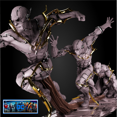 The Flash | Diorama | 3D Printer Model Files
