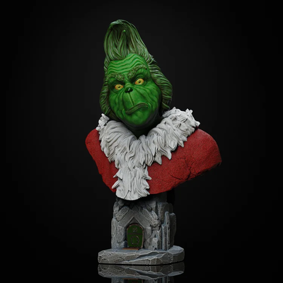 The Grinch v2 | How the Grinch Stole Christmas | 3D Printer Model Files
