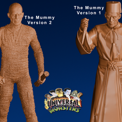 The Mummy | 2 Model Set | Boris Karloff | 3D Printer Model Files