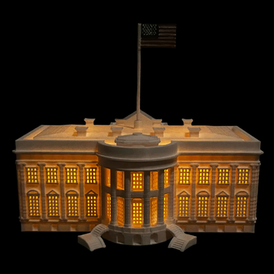 The White House | Night Light | 3D Printer Model Files