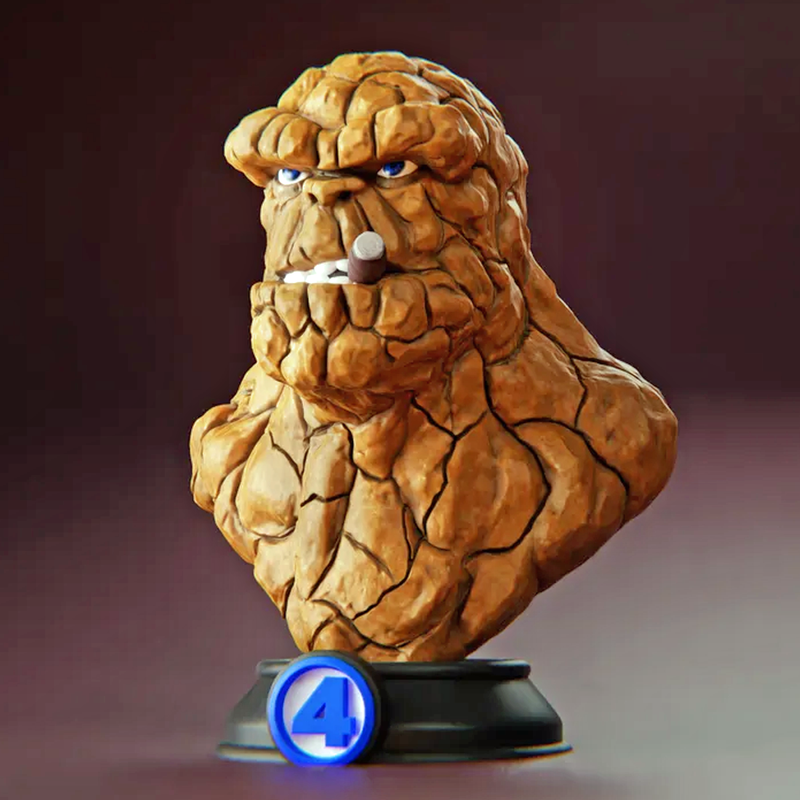 Thing Fantastic Four Bust | 3D Printer Model Files