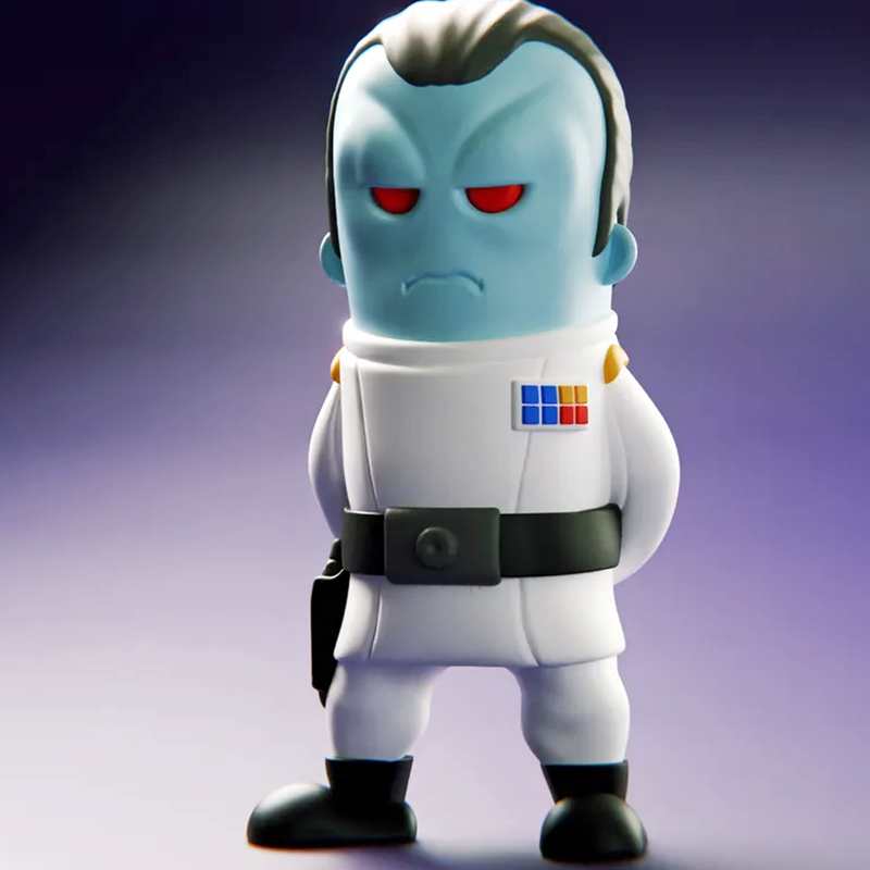 Thrawn Mini Figure | 3D Printer Model Files