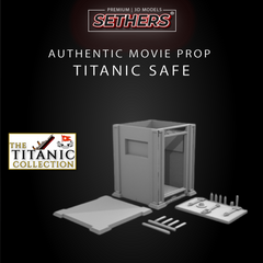 Titanic Safe | Authentic Movie Prop | 3D Printer Model Files