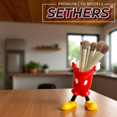 Utility Holder | Mickey Mouse | Best 3D Printing STL Model Files