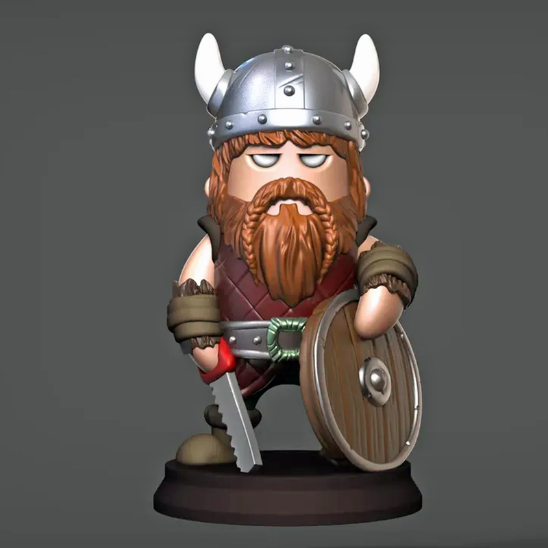 Viking Mini Figure | 3D Printer Model Files