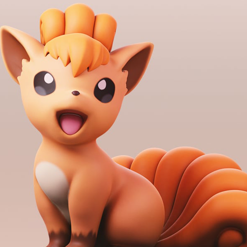 Vulpix Pokemon Figure | 3D Printer Model Files