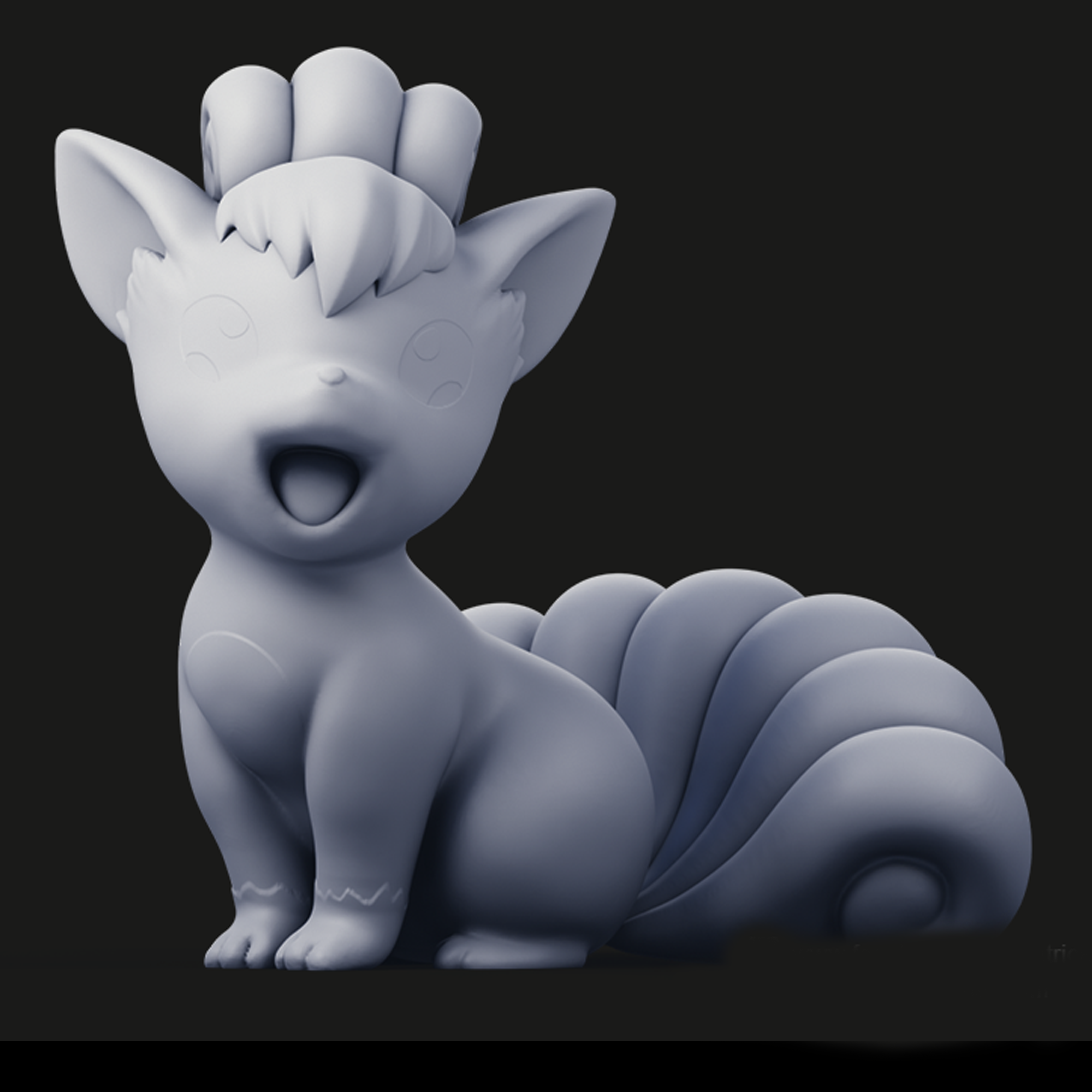Vulpix Pokemon Figure | 3D Printer Model Files