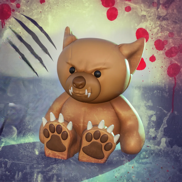 Werewolf Teddy Bear | 3D Printer Model Files