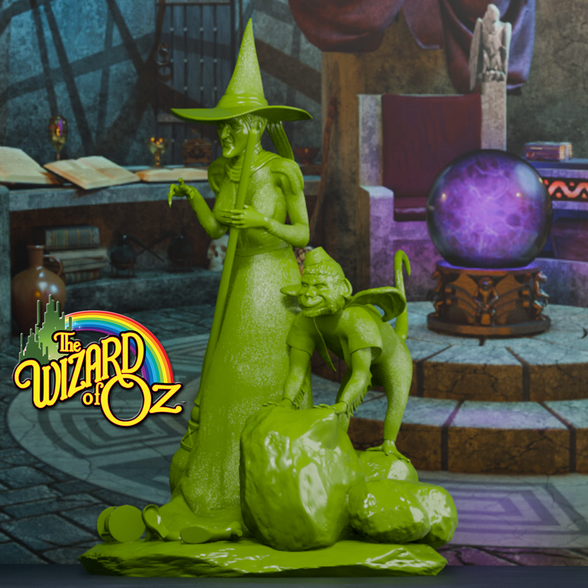 Wicked Witch Margaret Hamilton Wizard of Oz 3D Printer Model Fil