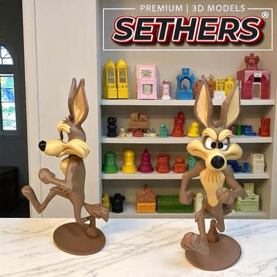 Wile E. Coyote | Best 3D Printing Models at sethers