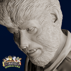 Wolf Man | Lon Chaney Jr | Classic Movie Monsters | 3D Printer Model Files