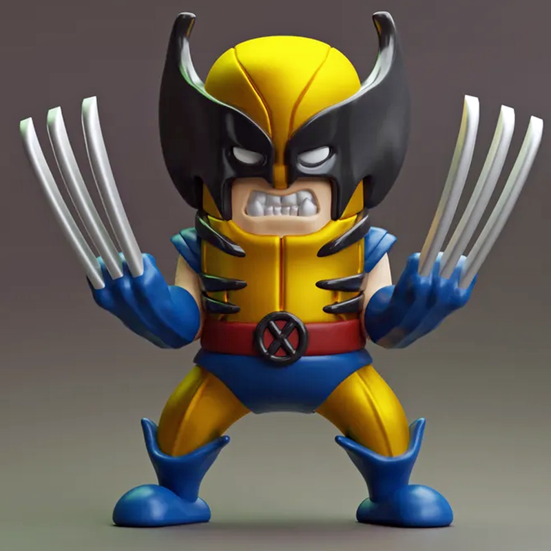 Wolverine Mini Figure | 3D Printer Model Files