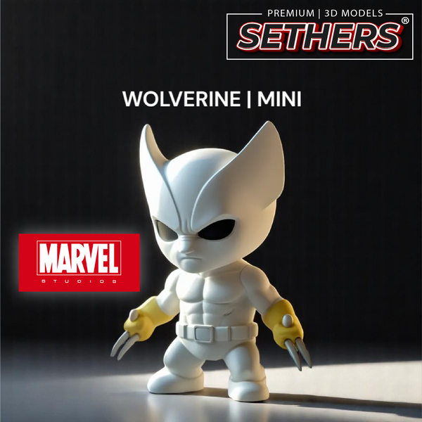 Wolverine Mini | Marvel Comics Universe | 3D Printing STL Model Files