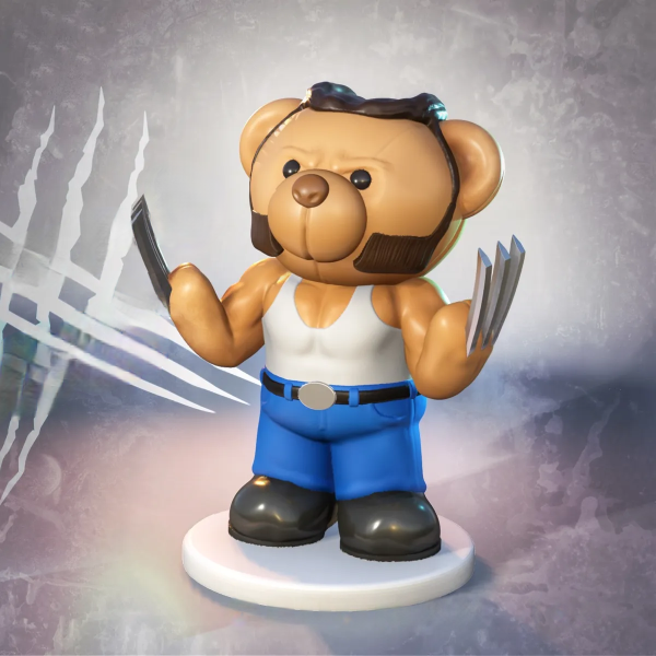 Wolverine Teddy Bear | 3D Printer Model Files